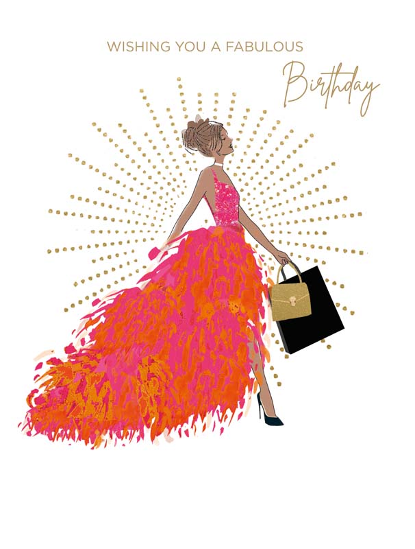 Glamorous Party Birthday Cards