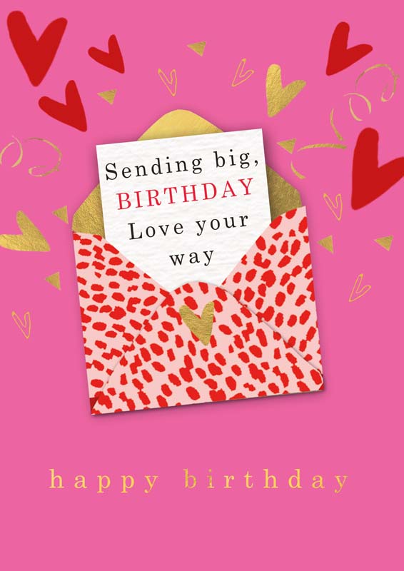 Big Birthday Love Cards 2 Pack