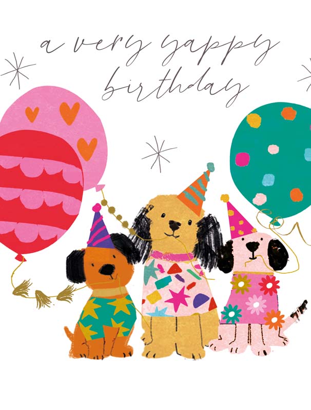 Birthday Dogs Card Pack | Set of 2 Cute Animal Birthday Cards