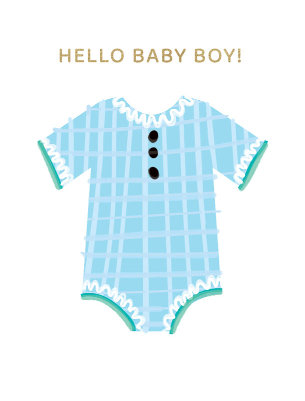 Blue Baby Grow