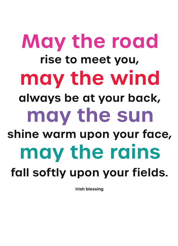 Elegant greetings card with heartfelt quote, perfect for sending well wishes to a friend or loved one.